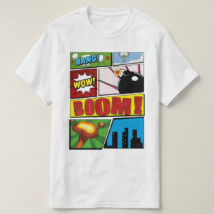 Comic-Book-Cartoon-Schriftarten! T-Shirt