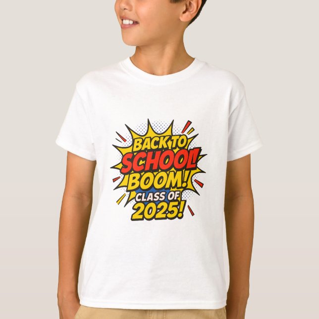 Comic Book Class of 2025 Spirit Shirt (Vorderseite)