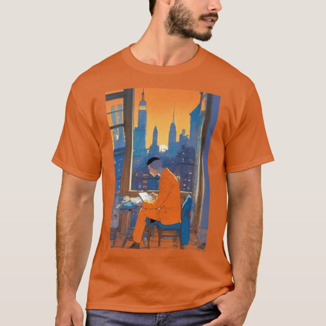 Comic Book Cover Design. T-Shirt (Vorderseite)