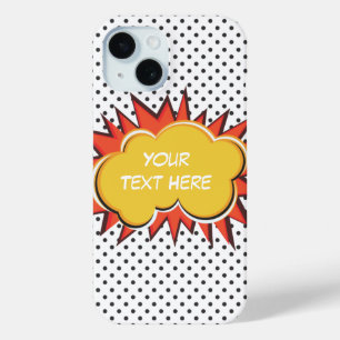 Comic Book Explosion Custom Text Bubble Case-Mate iPhone Hülle
