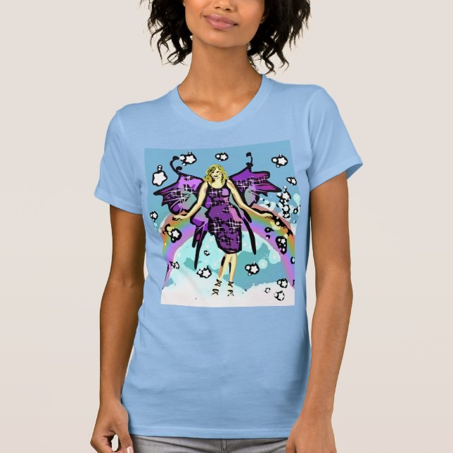 Comic Book Fairy Version Eins  T-Shirt (Vorderseite)