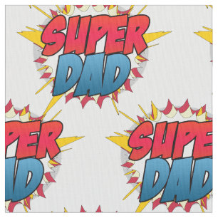 Comic Book Inspiriert Super Vater Stoff