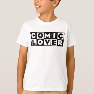 Comic-Book-Liebhaber Fettes Design T-Shirt