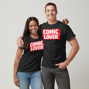 Comic-Book-Liebhaber-Kühnes-Design T-Shirt