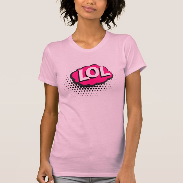 Comic-Book-LOL-Sprechblase T-Shirt (Vorderseite)
