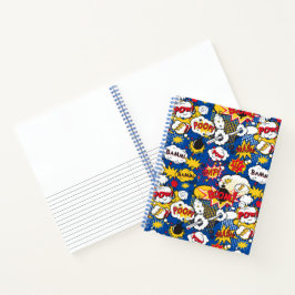Comic Book Pattern Notebook Notizbuch
