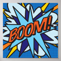 Comic Book Pop Art BOOM