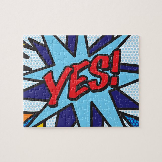 Comic-Book-Pop-Art JA Puzzle (Horizontal)