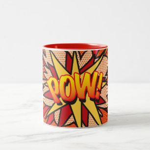 Comic Book Pop Art PENG! Zweifarbige Tasse