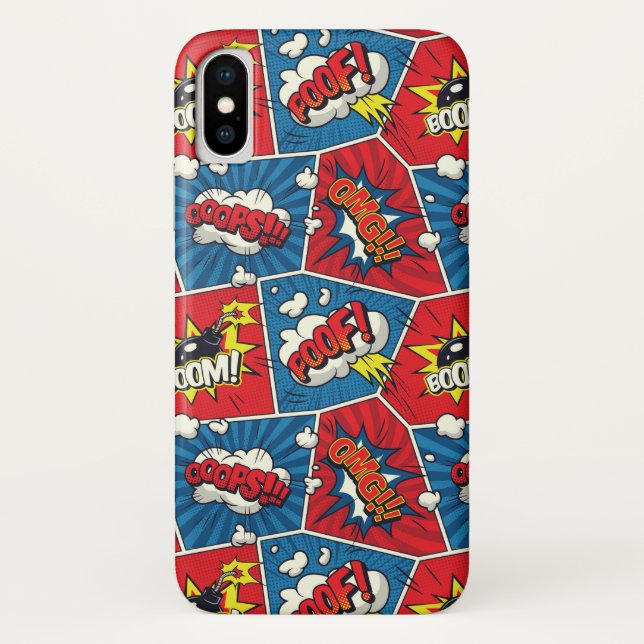 Comic Book Pop Art Phone Case (Rückseite)