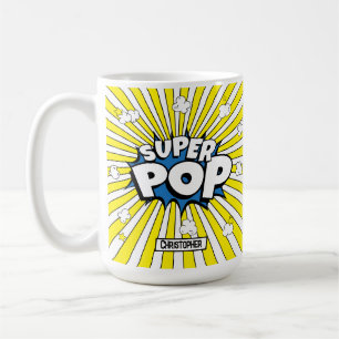 Comic Book Pop Art SUPER POP! Lustiger Wortspiel-B Kaffeetasse