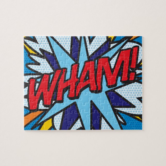 Comic Book Pop Art WHA Puzzle (Horizontal)