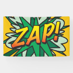 Comic Book Pop Art ZAP! Banner