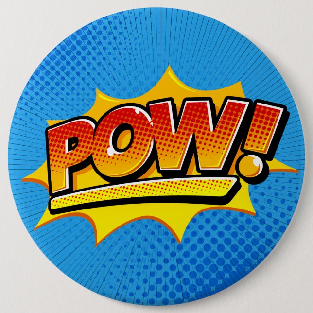 Comic Book Pow! Button (Vorderseite)