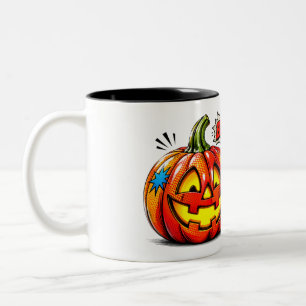 Comic Book Pow Kürbis I Tasse