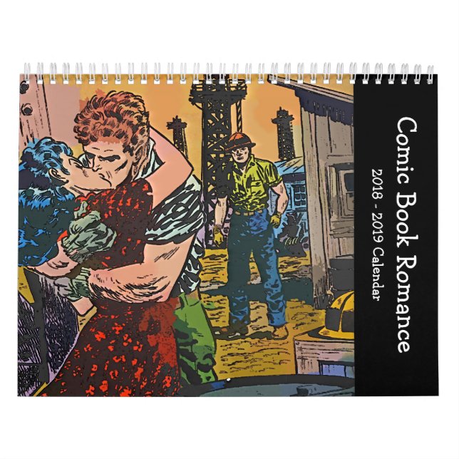 Comic Book Romance 2018 Kalender (Titelbild)
