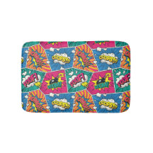 Comic Book Speech Bubble Bath Mat
