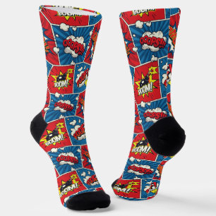 Comic Book Speech Bubble Socks Socken