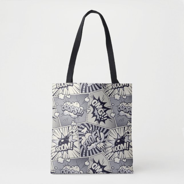 Comic Book Speech Buble Tasche (Vorderseite)