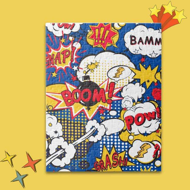 Comic Book Superhero  Puzzle (Von Creator hochgeladen)