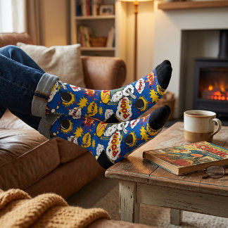 Comic Book Superhero Socken