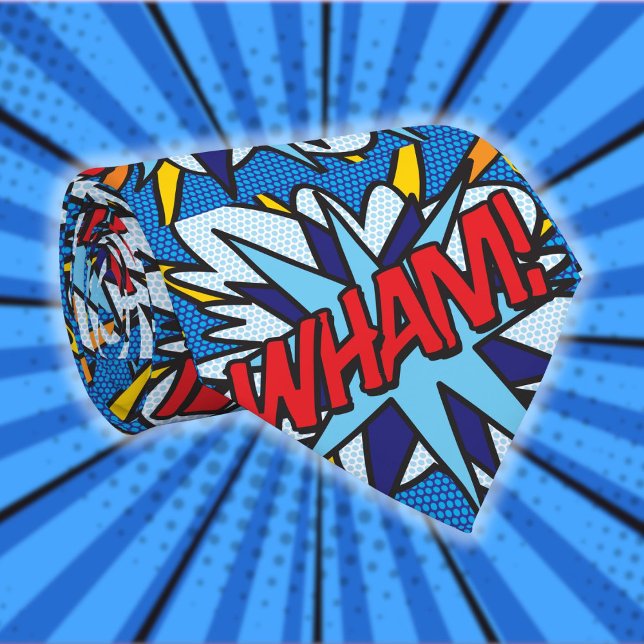Comic Book WHAM Krawatte (Comic Book WHAM Fun Cool Superhero Neck Tie)