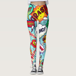 Comic-Buch-Aktions-Blasen Leggings
