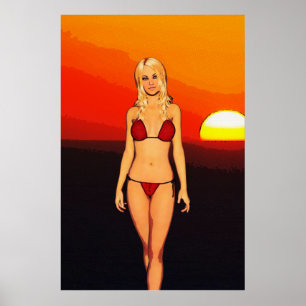 Comic-Buch-Bikini-Baby Poster