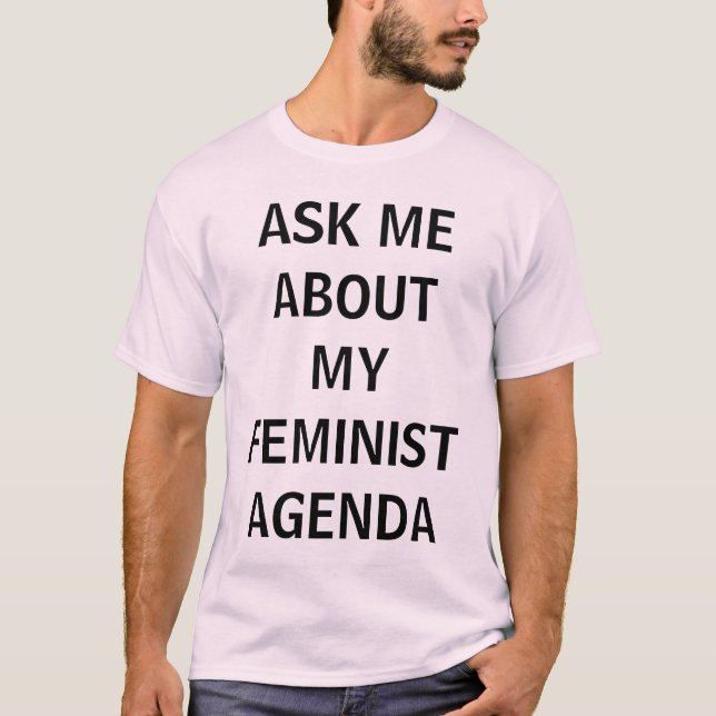 Comic-Buch-Feminist T-Shirt (Vorderseite)