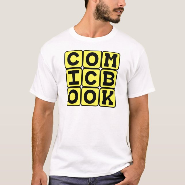 Comic Buch, Grafik T-Shirt (Vorderseite)