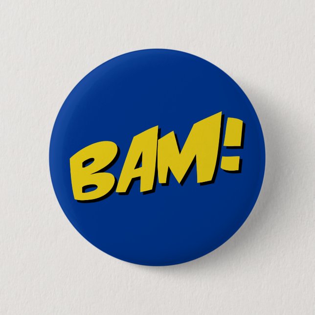 Comic-Buch-Knopf Button (Vorderseite)