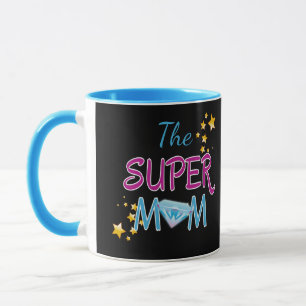 Comic Buch Pop Art Superhero Mama Muttertag Tasse