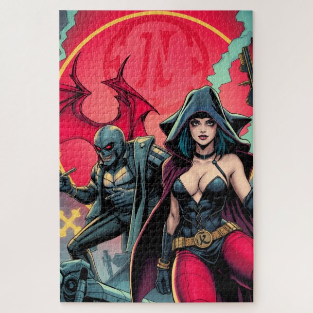 Comic Buchabdeckungen Puzzle (Vertikal)