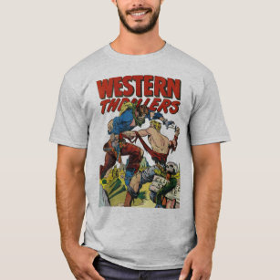 Comic-Bucheinband-Kunst: Western-Thriller #2 T-Shirt