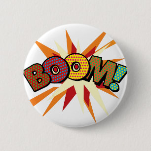 Comic buchen Pop Art BOOM! Button