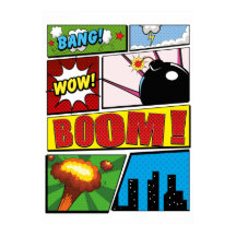 Comic Buchen Sie Cartoon Schriftart!