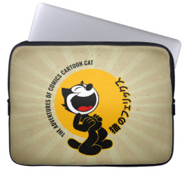 Comic Cartoon Cat | 13" Laptopschutzhülle