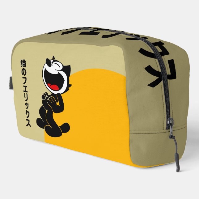 Comic Cartoon Cat | Waschbeutel (Rechte Ecke)