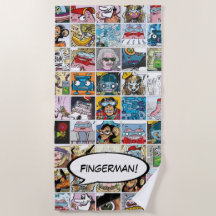 Comic Characters Grid Pattern Speech Ballon Name