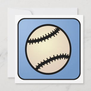 Comic-Clip-Art-Ball-Baseball-Handschuh-Junge-Gebur Einladung