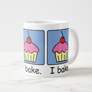 Comic-Clip-Art-Cupcake-Dessert-Rosa-Frosting Jumbo-Tasse