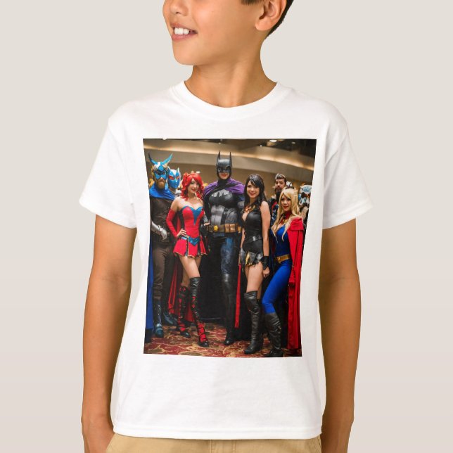 "Comic Con Group Foto Cotton T - Shirt" T-Shirt