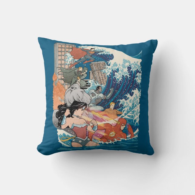 Comic der Gerechtigkeitsliga #15 Variante Kissen (Vorderseite)