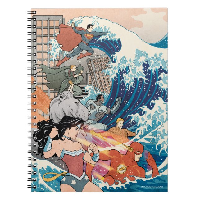 Comic der Gerechtigkeitsliga #15 Variante Notizblock (Vorderseite)