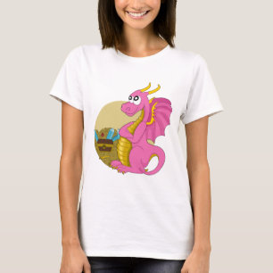 Comic-Drache T-Shirt