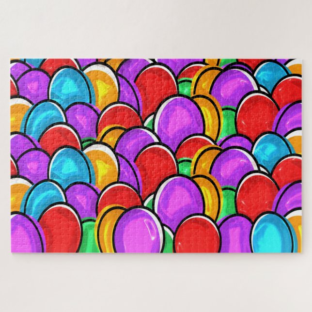 Comic-Eier-Puzzle Puzzle (Horizontal)