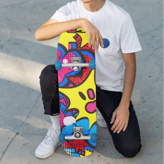 Comic-Farben  Skateboard (Von Creator hochgeladen)