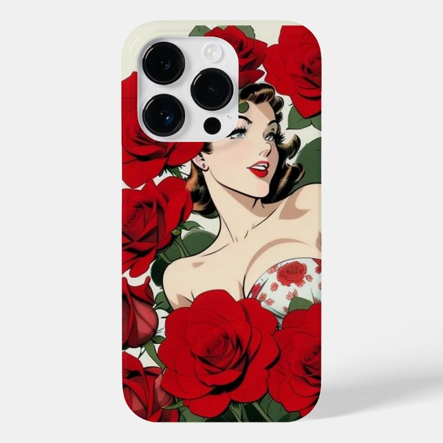Comic Female iPhone / iPad Gehäuse Case-Mate iPhone Hülle (“Carry timeless beauty in your hand.”)