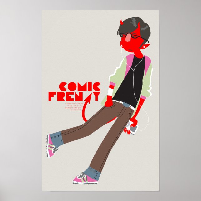 Comic Frenzy Devil Boy Poster (Vorne)