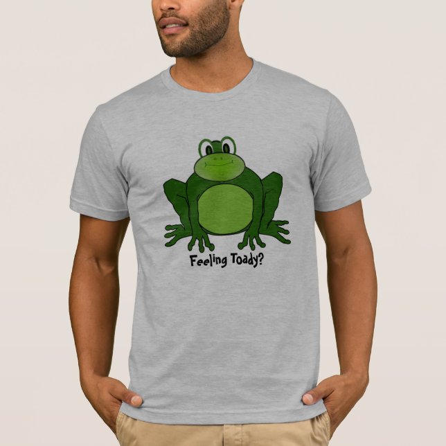 Comic-Frosch-T - Shirt - Gefühl Toady? (Vorderseite)